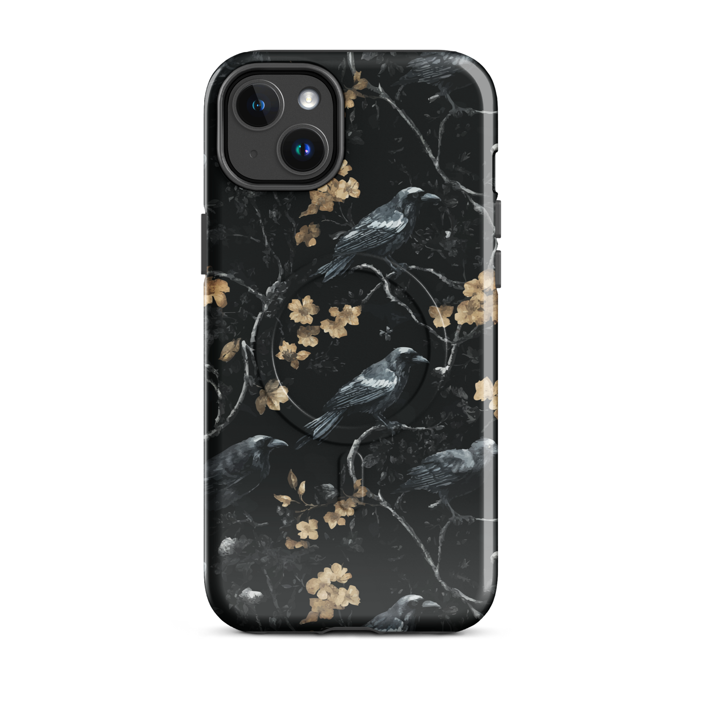 'Shadow' iPhone 14 Plus MagSafe tough phone case - protective glossy case NZ Australia