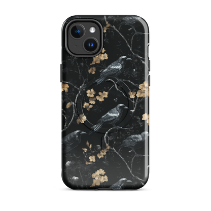 'Shadow' iPhone 14 Plus MagSafe tough phone case - protective glossy case NZ Australia