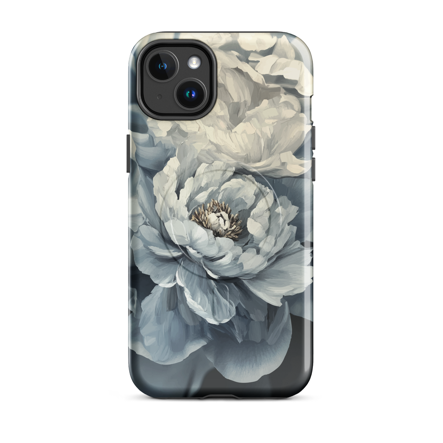 'Whisper' iPhone 14 Plus MagSafe tough phone case - protective glossy case NZ Australia