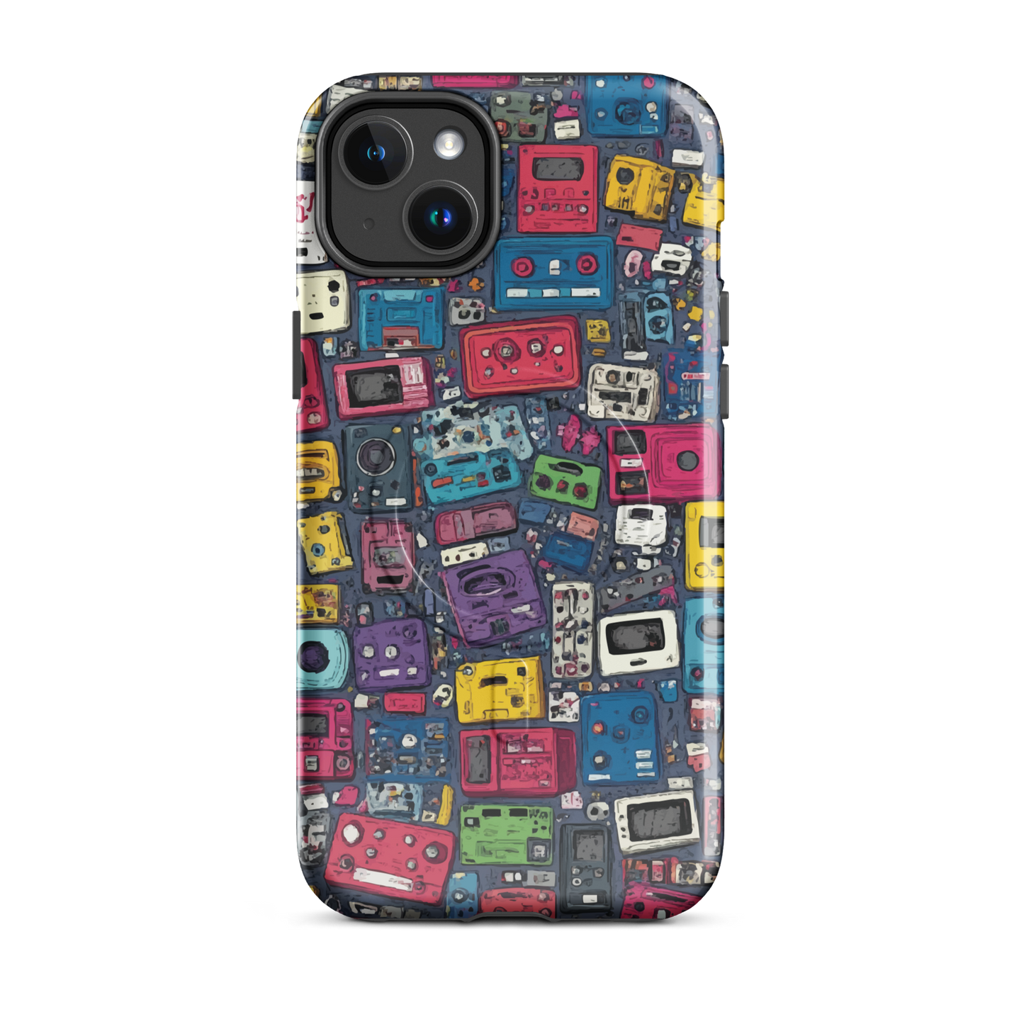 'Arcade' iPhone 14 Plus MagSafe tough phone case - protective glossy case NZ Australia