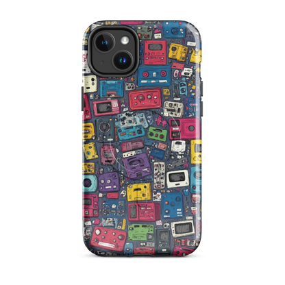 'Arcade' iPhone 14 Plus MagSafe tough phone case - protective glossy case NZ Australia