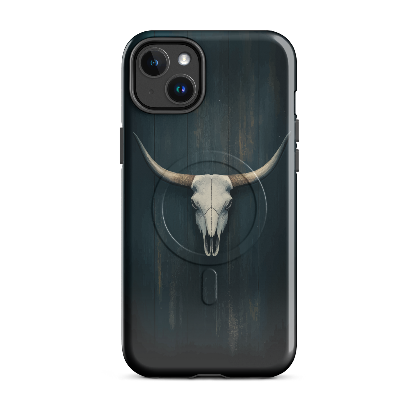 'Longhorn' iPhone 14 Plus MagSafe tough phone case - protective glossy case NZ Australia