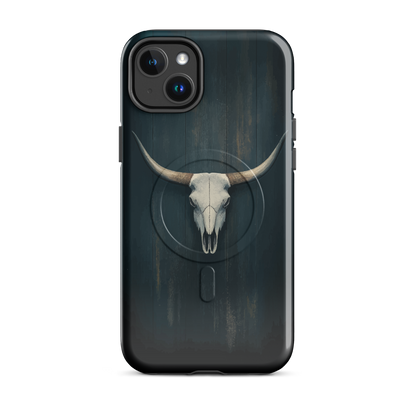 'Longhorn' iPhone 14 Plus MagSafe tough phone case - protective glossy case NZ Australia