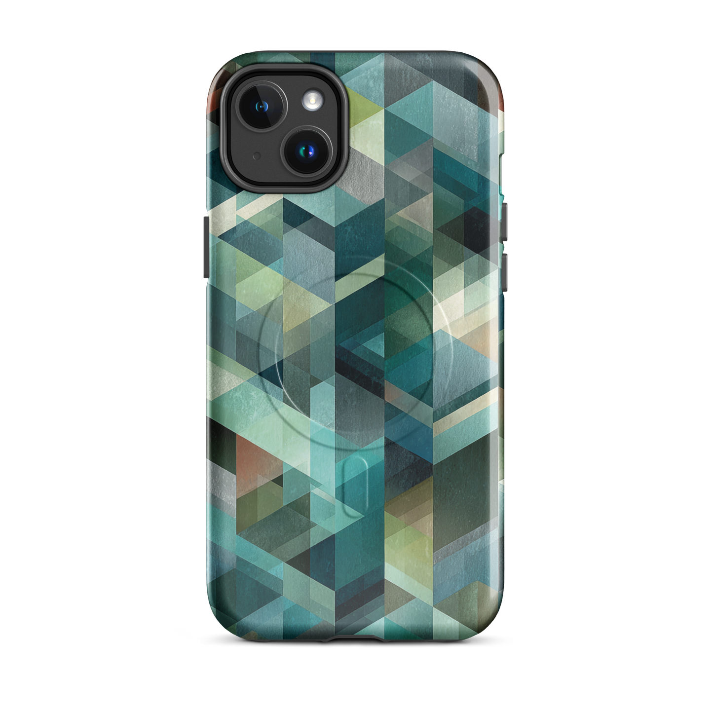 'Still Depths' iPhone 14 Plus MagSafe tough phone case - protective glossy case NZ Australia