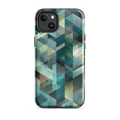 'Still Depths' iPhone 14 Plus MagSafe tough phone case - protective glossy case NZ Australia
