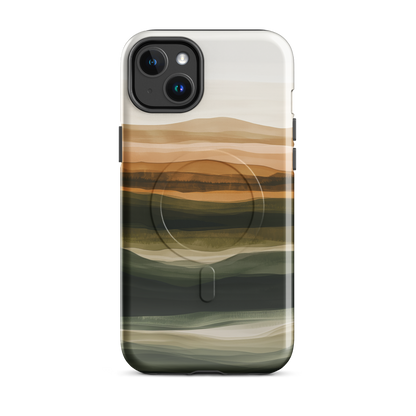 'Earth' iPhone 14 Plus MagSafe tough phone case - protective glossy case NZ Australia