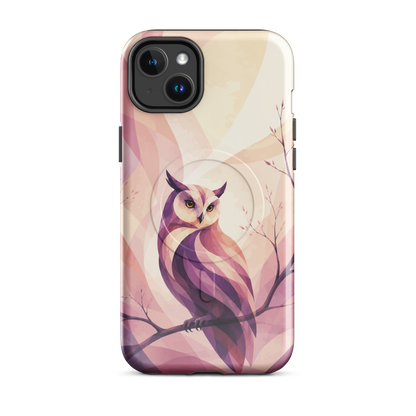 'Ruru' iPhone 14 Plus MagSafe tough phone case - protective glossy case NZ Australia