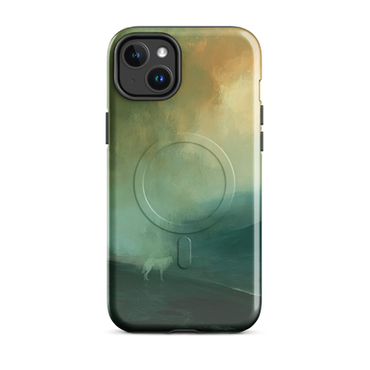 'Acid Rain' iPhone 14 Plus MagSafe phone case - protective glossy case NZ Australia