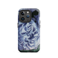 'Blue Rose' iPhone 14 Pro MagSafe tough phone case - protective glossy case NZ Australia