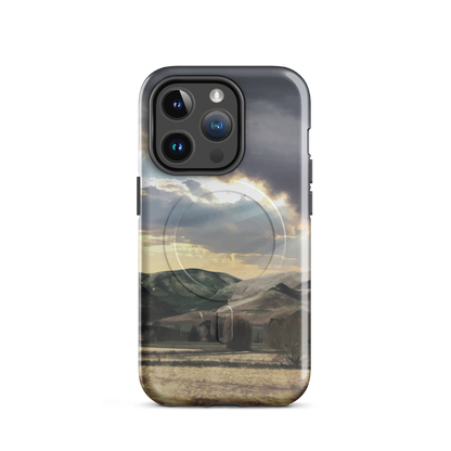 'Te Hauke' iPhone 14 Pro MagSafe tough phone case - protective glossy case NZ Australia