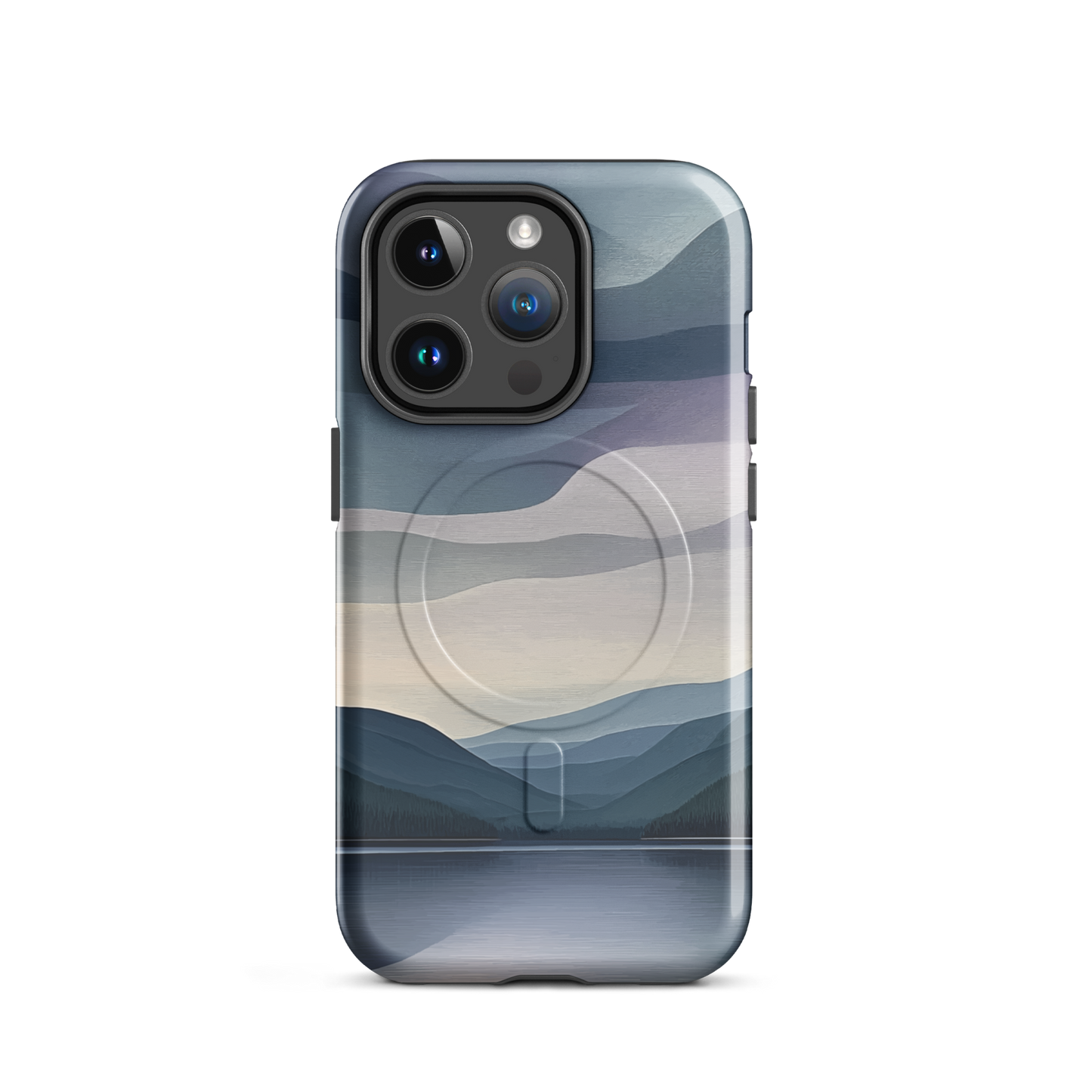 'Reflections' iPhone 14 Pro MagSafe tough phone case - protective glossy case NZ Australia