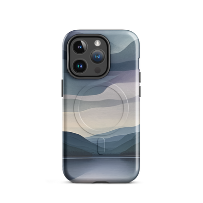 'Reflections' iPhone 14 Pro MagSafe tough phone case - protective glossy case NZ Australia