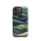 'Blue Mountains' iPhone 14 Pro MagSafe tough phone case - protective glossy case NZ Australia