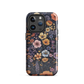'Wildflowers' iPhone 14 Pro MagSafe tough phone case - protective glossy case NZ Australia