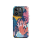 'Coral Reef' iPhone 14 Pro MagSafe tough phone case - protective glossy case NZ Australia