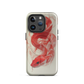 'Red Snake' iPhone 14 Pro MagSafe tough phone case - protective glossy case NZ Australia