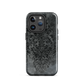 'Damask' iPhone 14 Pro MagSafe tough phone case - protective glossy case NZ Australia