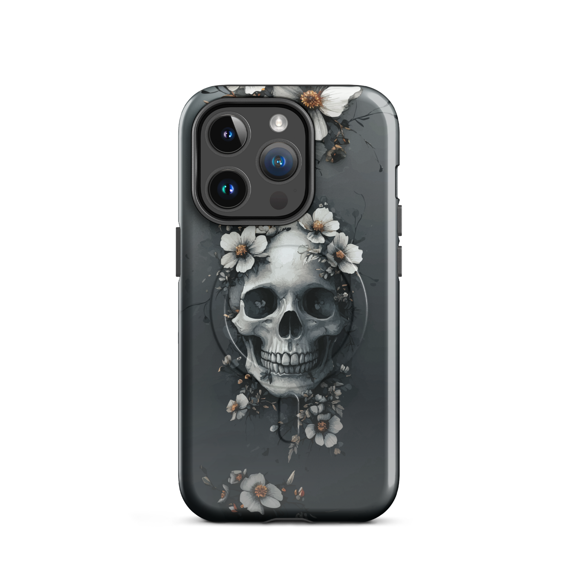 'Eternal Bloom' iPhone 14 Pro MagSafe tough phone case - protective glossy case NZ Australia