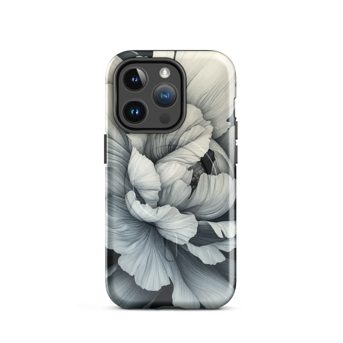 'Moonlit' iPhone 14 Pro MagSafe tough phone case - protective glossy case NZ Australia