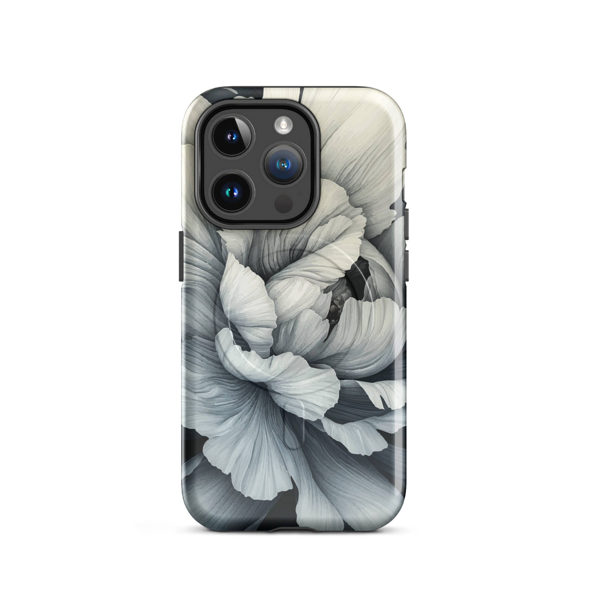 'Moonlit' iPhone 14 Pro MagSafe tough phone case - protective glossy case NZ Australia