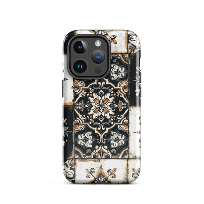 'Morocco' iPhone 14 Pro MagSafe tough phone case - protective glossy case NZ Australia