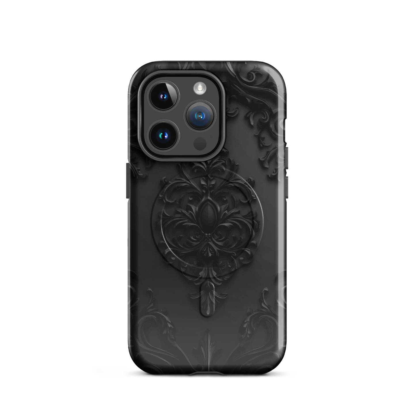 'Obsidian' iPhone 14 Pro MagSafe tough phone case - protective glossy case NZ Australia