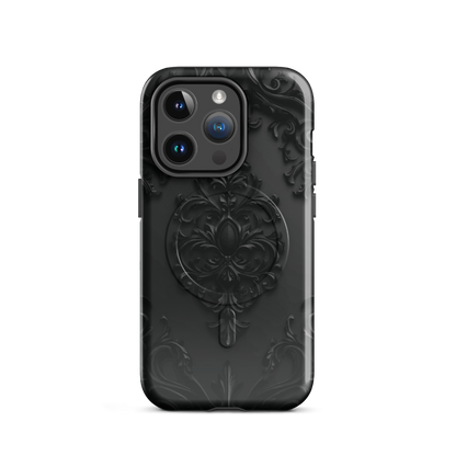 'Obsidian' iPhone 14 Pro MagSafe tough phone case - protective glossy case NZ Australia