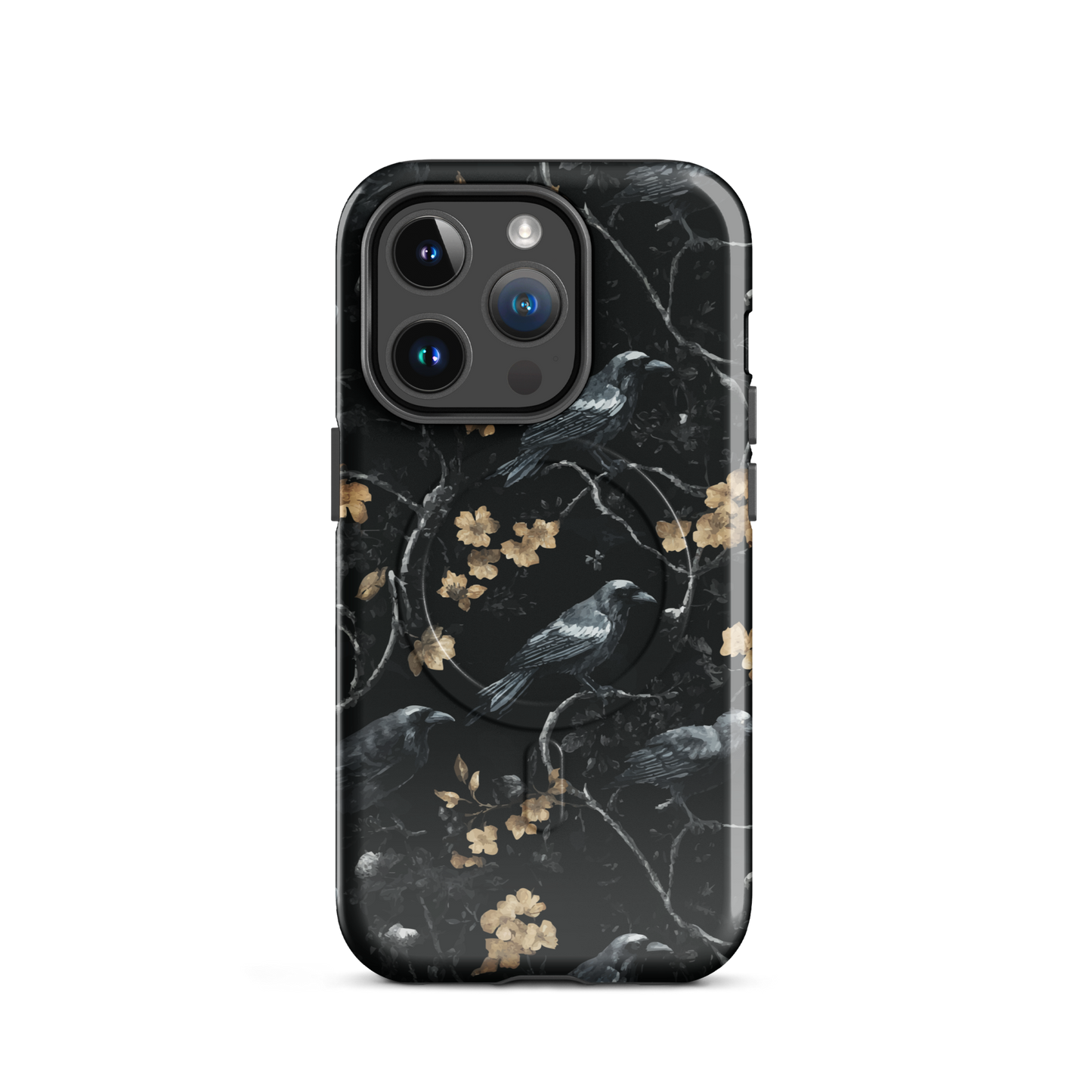 'Shadow' iPhone 14 Pro MagSafe tough phone case - protective glossy case NZ Australia