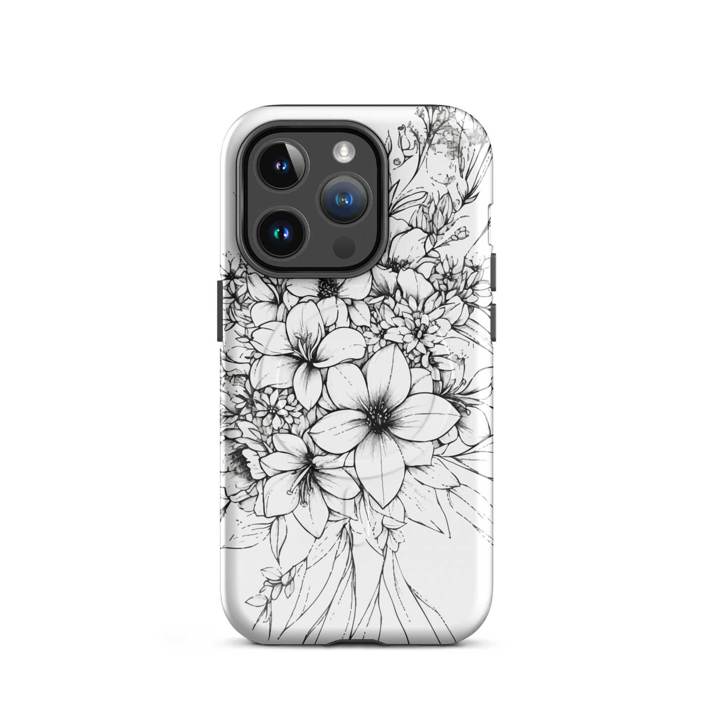 'Silhouette' iPhone 14 Pro MagSafe tough phone case - protective glossy case NZ Australia