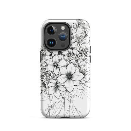 'Silhouette' iPhone 14 Pro MagSafe tough phone case - protective glossy case NZ Australia