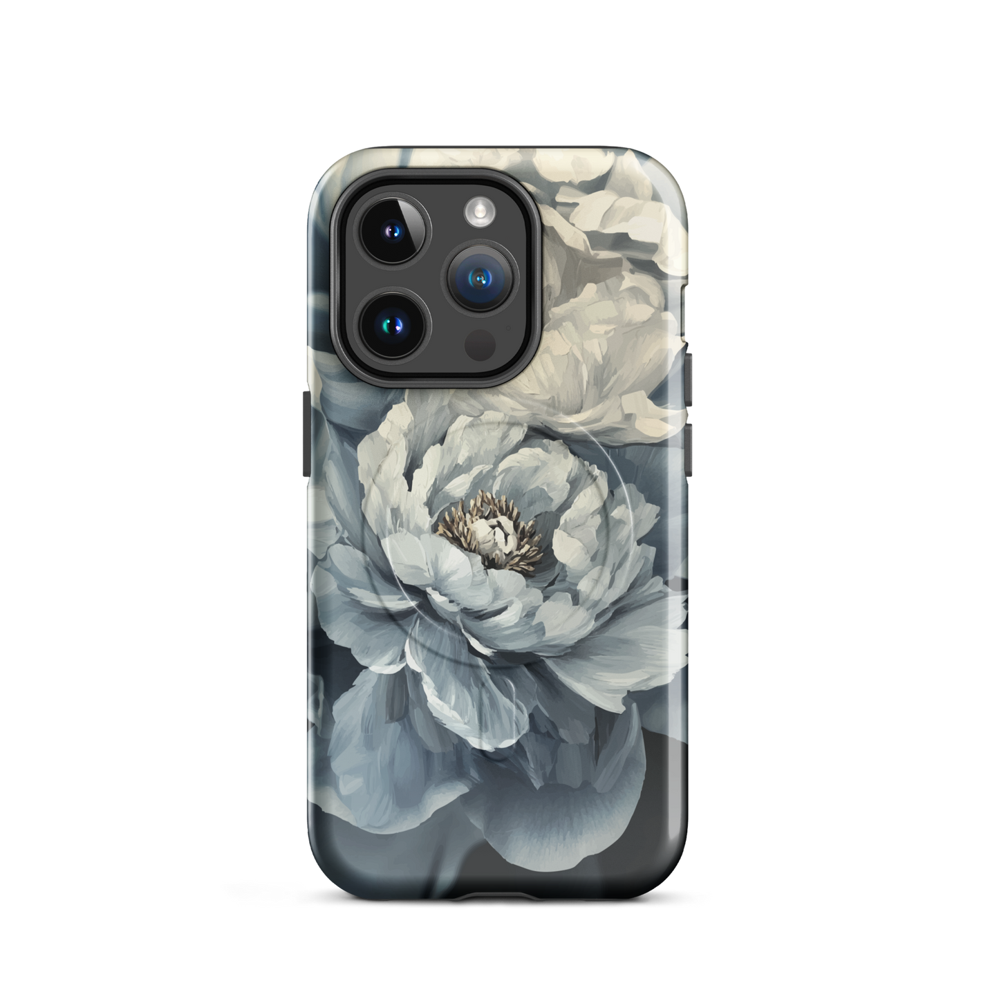 'Whisper' iPhone 14 Pro MagSafe tough phone case - protective glossy case NZ Australia