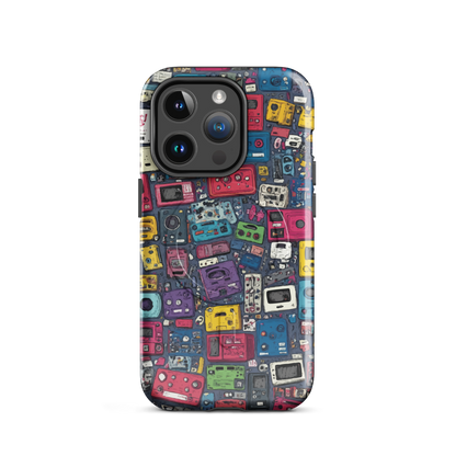 'Arcade' iPhone 14 Pro MagSafe tough phone case - protective glossy case NZ Australia