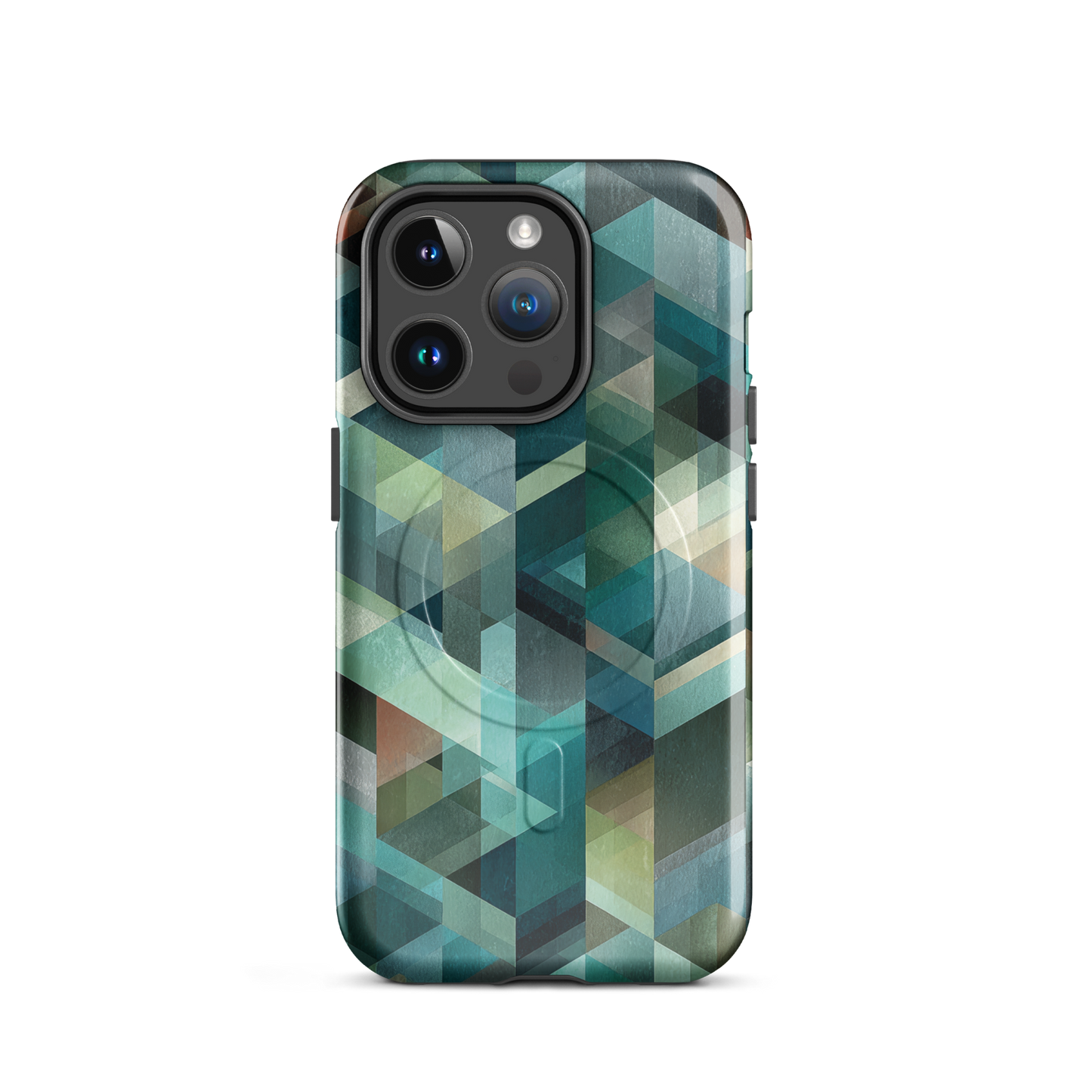 'Still Depths' iPhone 14 Pro MagSafe tough phone case - protective glossy case NZ Australia