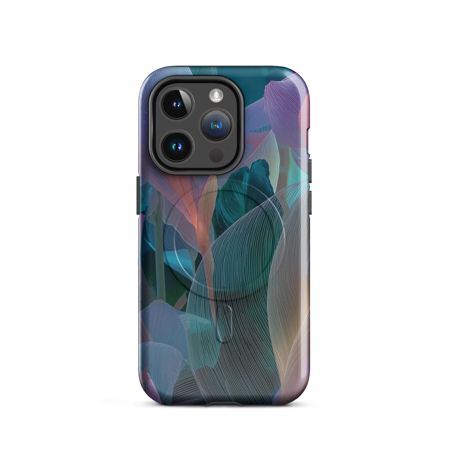 'Ethereal Blades' iPhone 14 Pro MagSafe tough phone case - protective glossy case NZ Australia