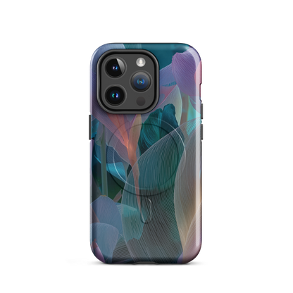 'Ethereal Blades' iPhone 14 Pro MagSafe tough phone case - protective glossy case NZ Australia
