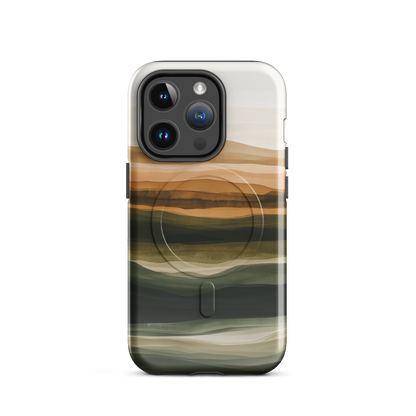 'Earth' iPhone 14 Pro MagSafe tough phone case - protective glossy case NZ Australia