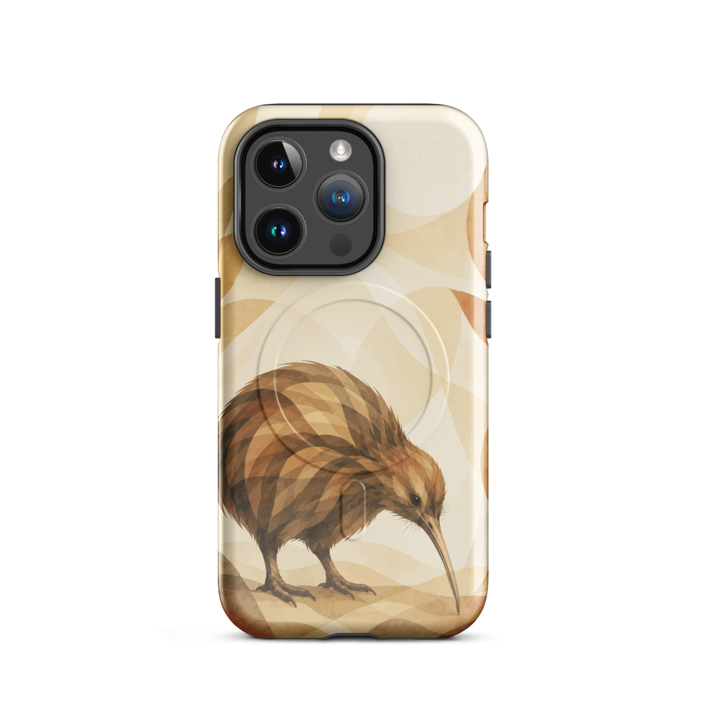 'Kiwi' iPhone 14 Pro MagSafe tough phone case - protective glossy case NZ Australia