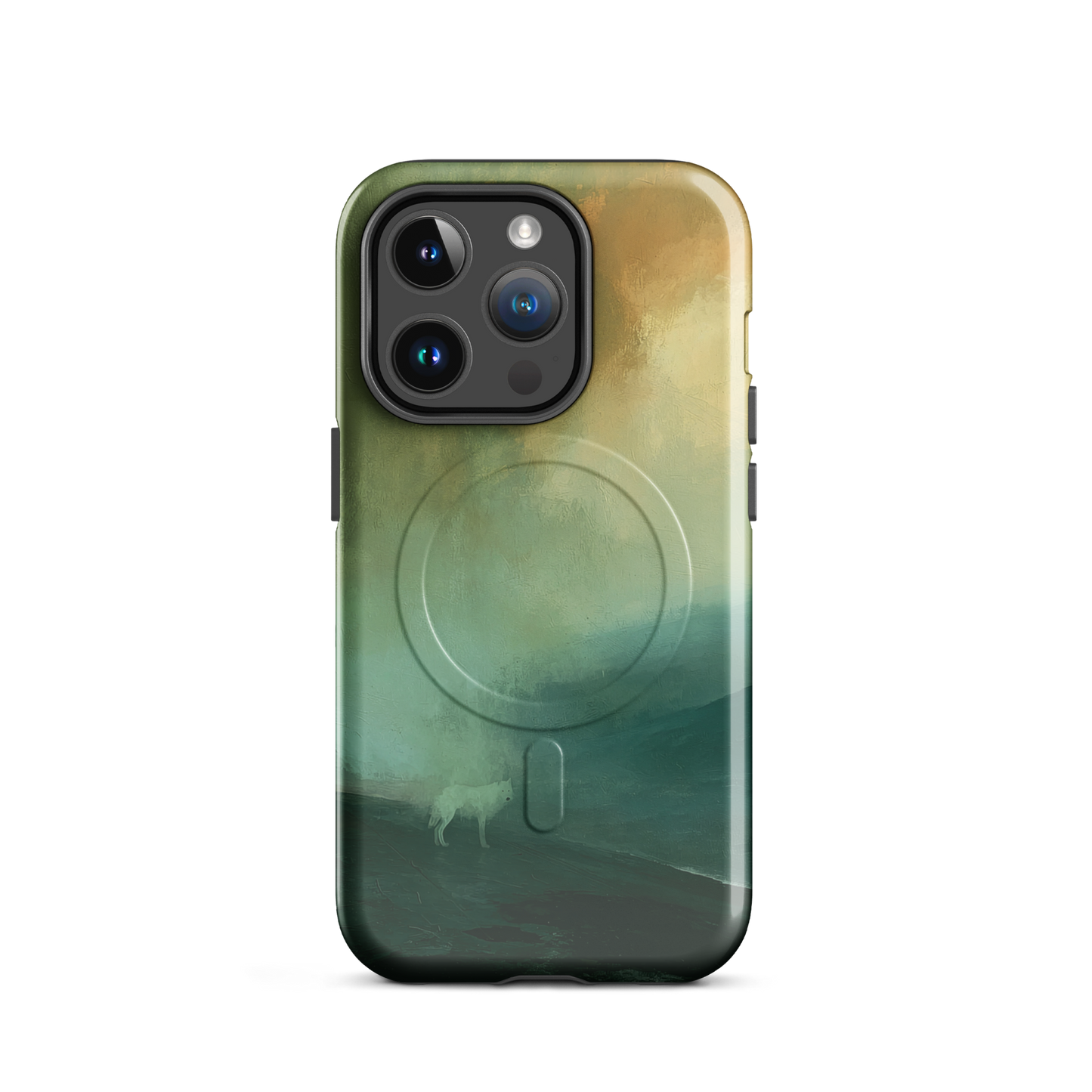 'Acid Rain' iPhone 14 Pro MagSafe phone case - protective glossy case NZ Australia