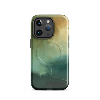 'Acid Rain' iPhone 14 Pro MagSafe phone case - protective glossy case NZ Australia