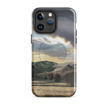 'Te Hauke' iPhone 14 Pro Max MagSafe tough phone case - protective glossy case NZ Australia