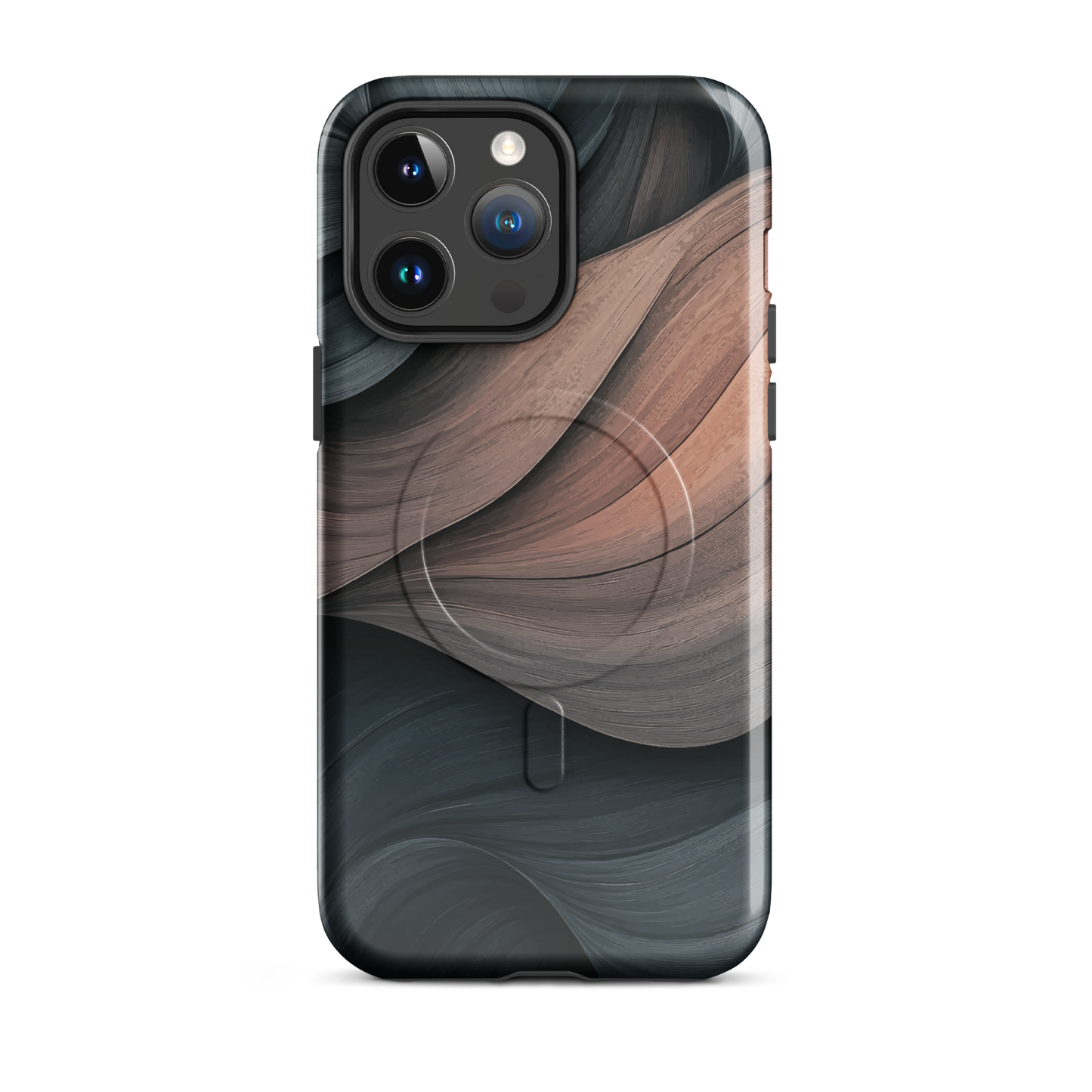 'Velvet Dusk' iPhone 14 Pro Max MagSafe tough phone case - protective glossy case NZ Australia