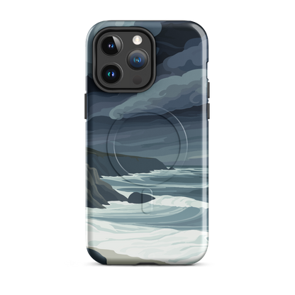 'Cape Kidnappers' iPhone 14 Pro Max MagSafe tough phone case - protective glossy case NZ Australia