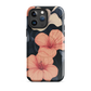 'Hibiscus Flower' iPhone 14 Pro Max MagSafe tough phone case - protective glossy case NZ Australia