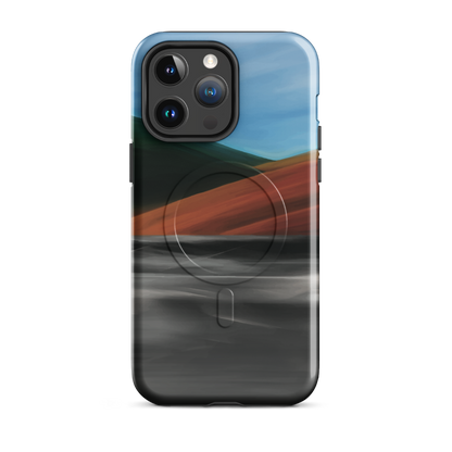 'Heat Wave' iPhone 14 Pro Max MagSafe tough phone case - protective glossy case NZ Australia