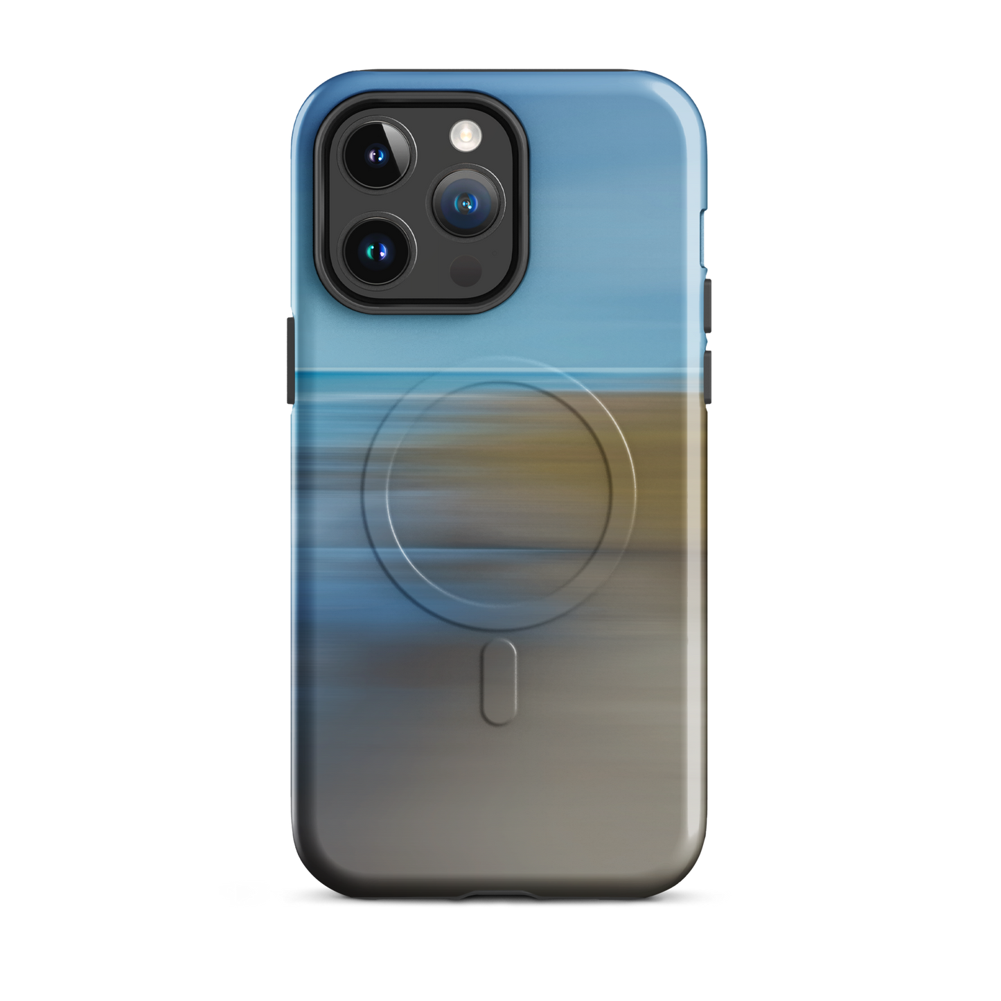 'Ocean Breeze' iPhone 14 Pro Max MagSafe tough phone case - protective glossy case NZ Australia