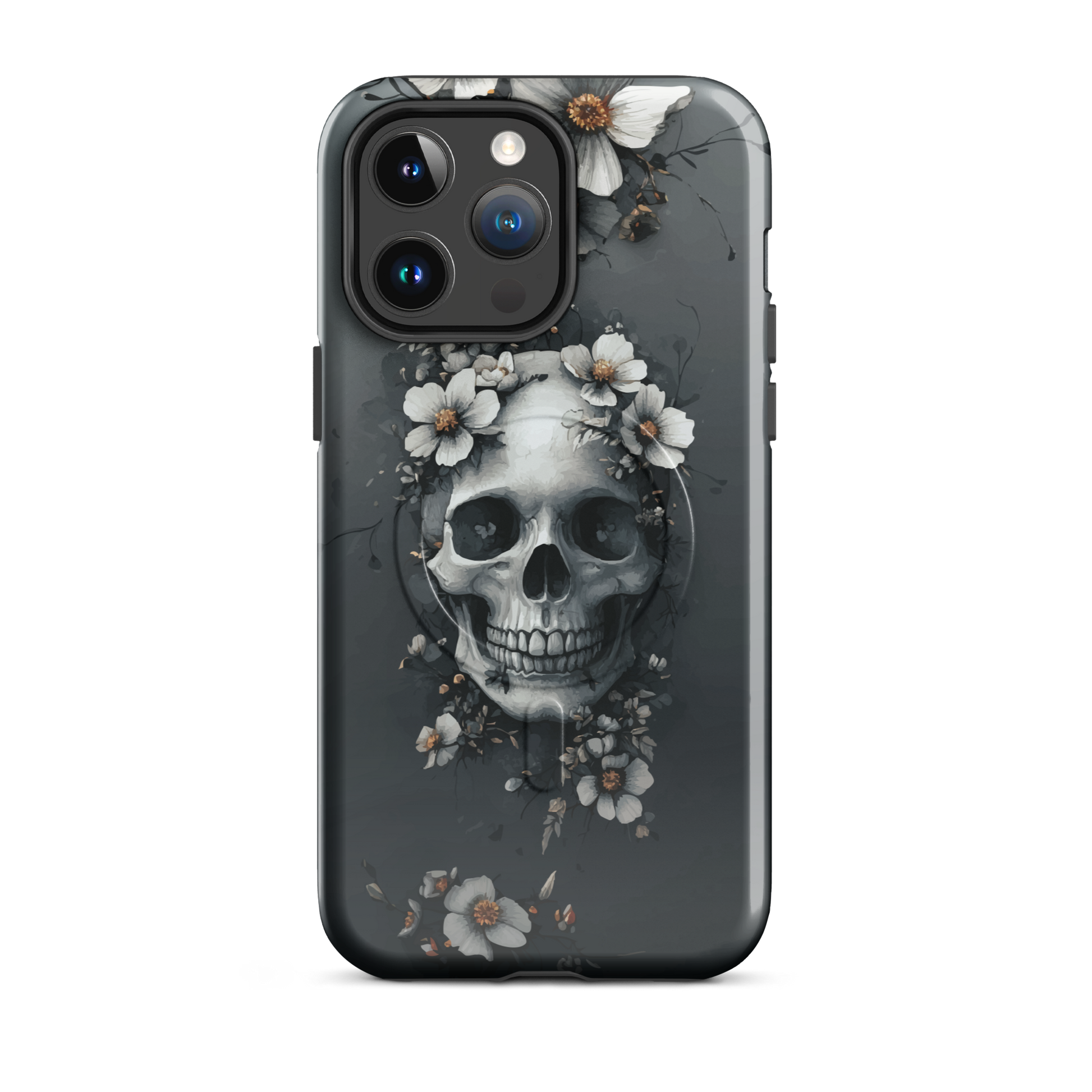 'Eternal Bloom' iPhone 14 Pro Max MagSafe tough phone case - protective glossy case NZ Australia