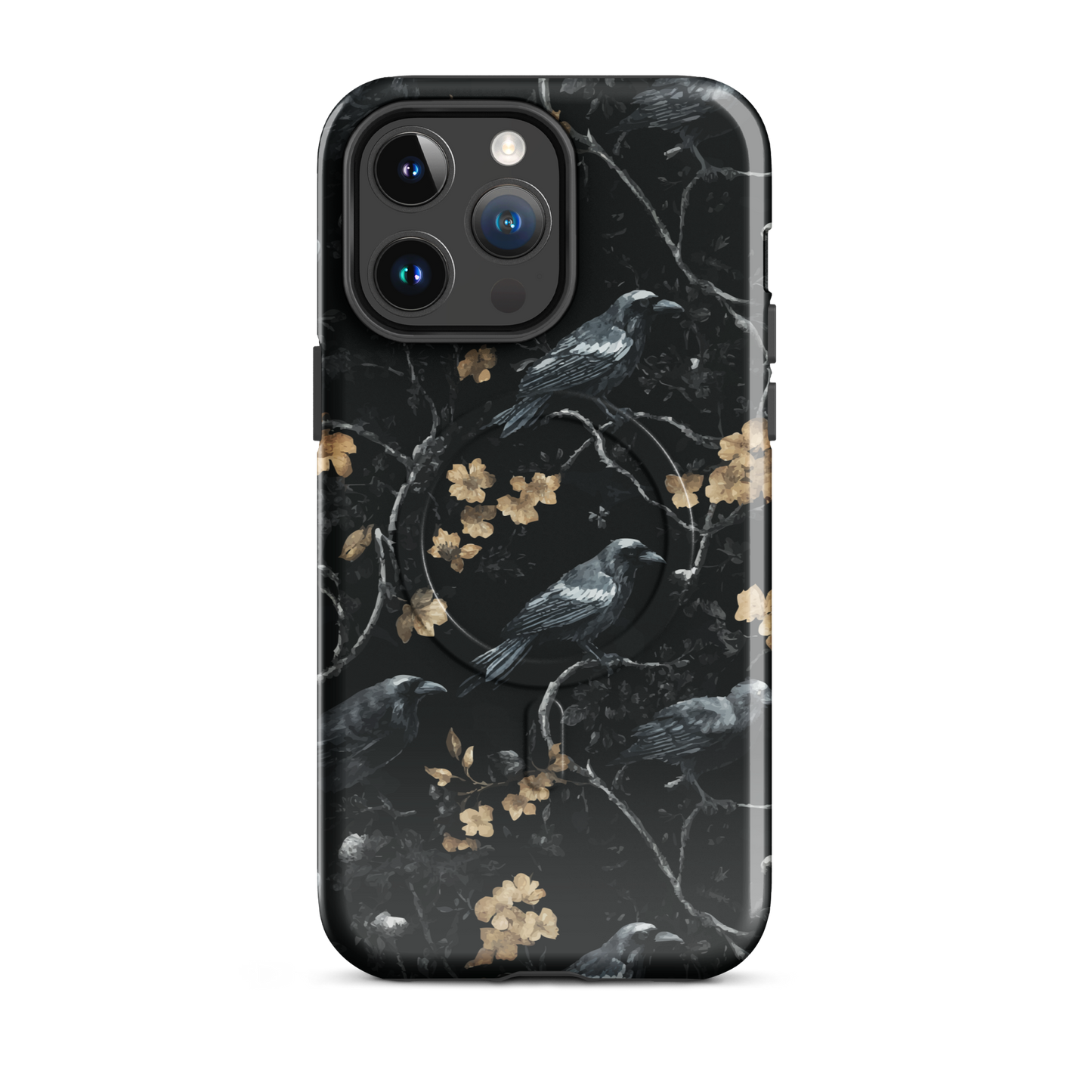 'Shadow' iPhone 14 Pro Max MagSafe tough phone case - protective glossy case NZ Australia