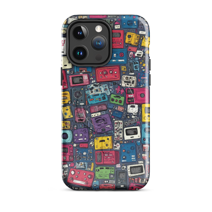'Arcade' iPhone 14 Pro Max MagSafe tough phone case - protective glossy case NZ Australia