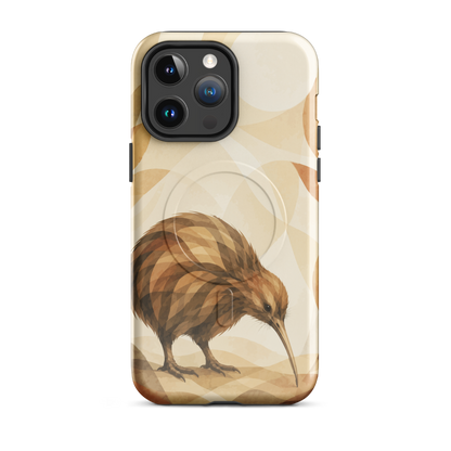 'Kiwi' iPhone 14 Pro Max MagSafe tough phone case - protective glossy case NZ Australia