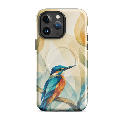'Kotare' iPhone 14 Pro Max MagSafe tough phone case - protective glossy case NZ Australia